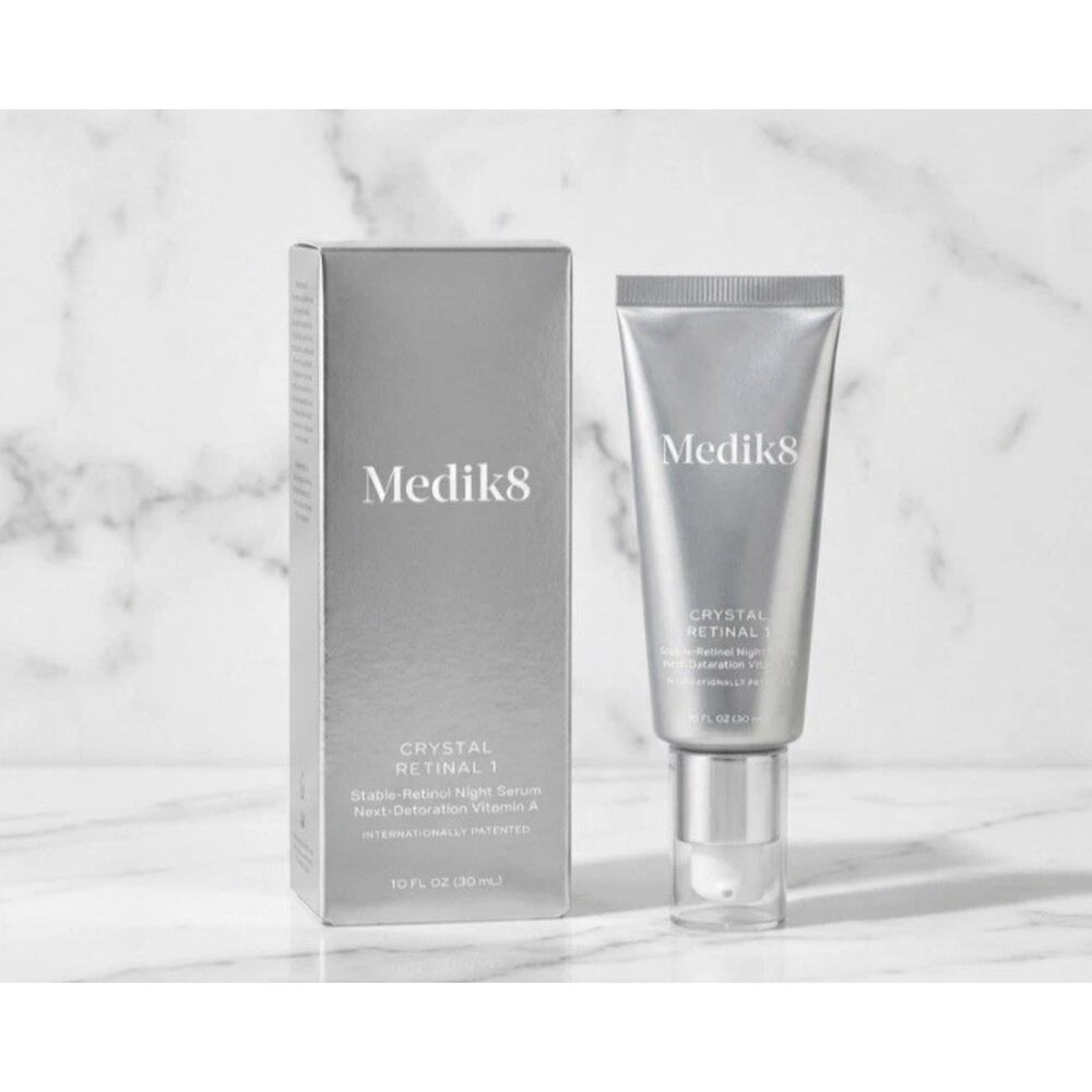 Medik8 Crystal Retinal 1 Night Serum 30ml Vitamin A Anti Aging NEW